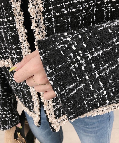 「Miniministore」 ノーカラージャケット X-LARGE ホワイト レディース_画像7