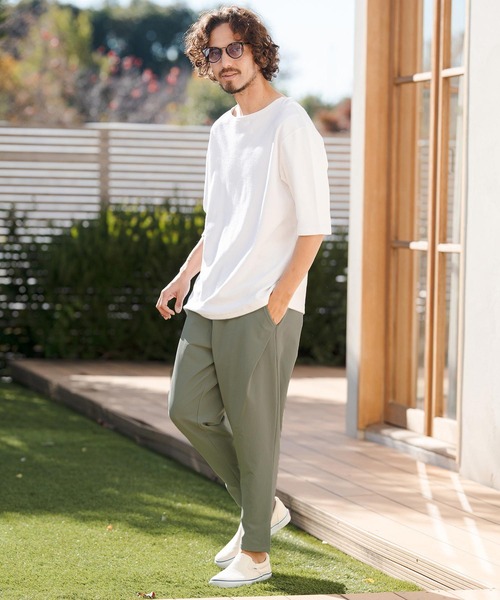 CAMBIO（カンビオ） パンツ mp14436- Stretch Nylon Tapered Easy