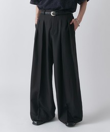 Lui's ルイス ダブルクロス2タックワイドスラックス Lui's（ルイス） ワイドパンツ スラックス メンズ : ZOZOTOWN Yahoo!店