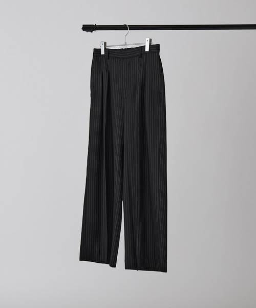 Lui's（ルイス） スラックス 「Neucon」PINSTRIPE 2TUCK WIDE SLACKS