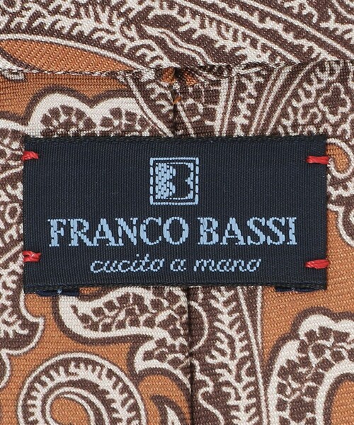 FRANCO BASSI フランコバッシ★ペイズリータイ FRANCO BASSI (フランコバッシ) PAISLEY TIE (ペイズリータイ) シルク