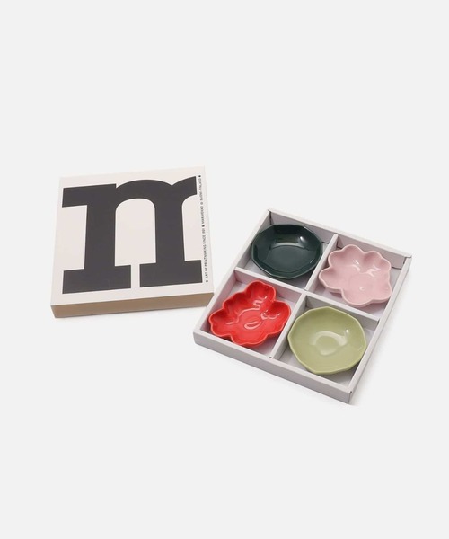 marimekko（マリメッコ） 食器 Unikko＆Kivet / Small plate 4 pcs