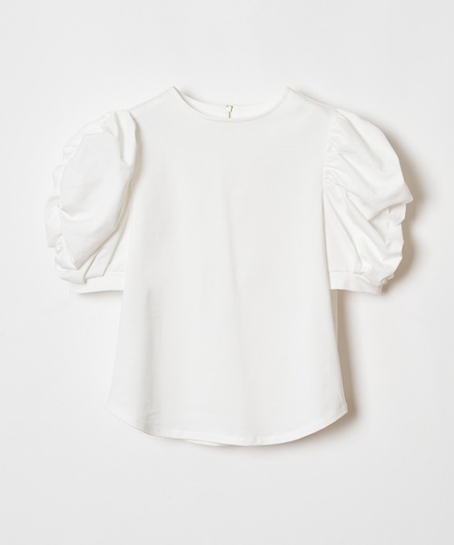 「LOULOU WILLOUGHBY」 半袖カットソー 2 ブルー系その他 レディース_画像3
