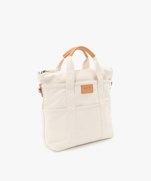 agnes b.（アニエスベー） トートバッグ コットン 2way スモール 