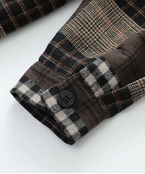 Yume様確認用 U：UME（ユーム） シャツ Retro Mix Check Shirt メンズ : ZOZOTOWN