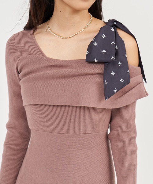 「ROYAL PARTY」 ニットワンピース FREE ピンク レディース_画像7