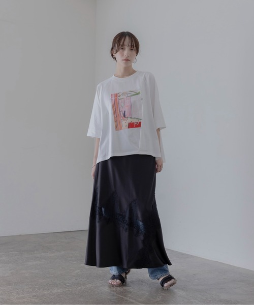 Eimee Law（エイミーロウ） tシャツ アートプリント ラグランTシャツ