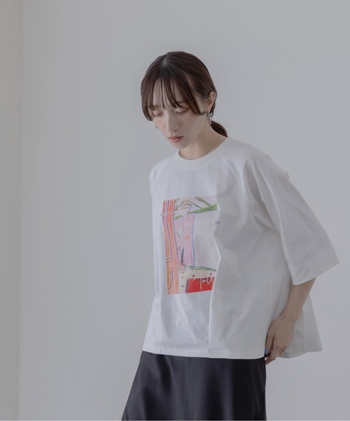 Eimee Law（エイミーロウ） tシャツ アートプリント ラグランTシャツ