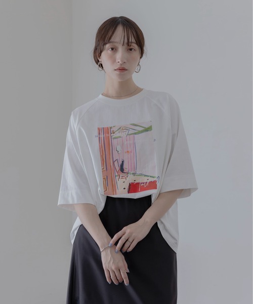 HYS PAM アートプリント Tシャツ Eimee Law（エイミーロウ） tシャツ アートプリント ラグランTシャツ