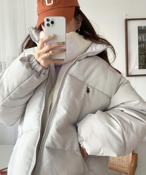 「U.S. POLO ASSN.」 ブルゾン MEDIUM ライトグレー メンズ_画像8