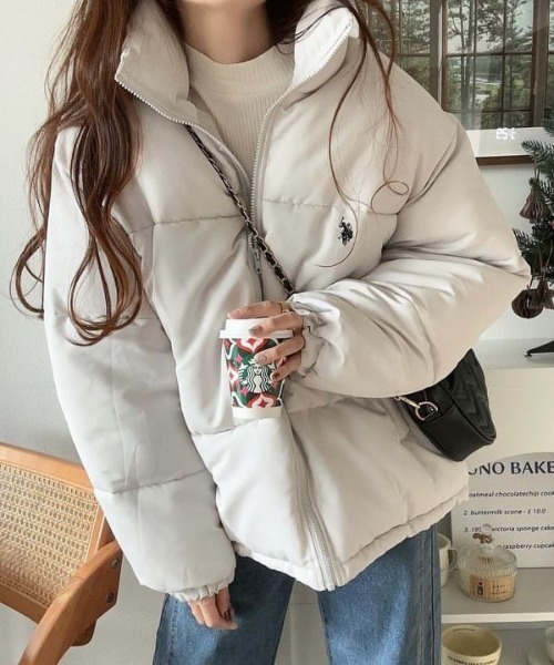 「U.S. POLO ASSN.」 ブルゾン MEDIUM ライトグレー メンズ_画像9