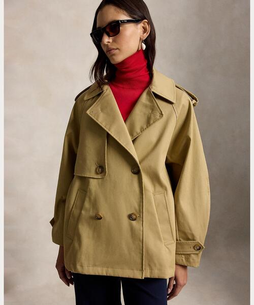 ポロラルフローレン トレンチコート RALPH LAUREN｜コットン ポプリン トレンチ コート | Rakuten Fashion