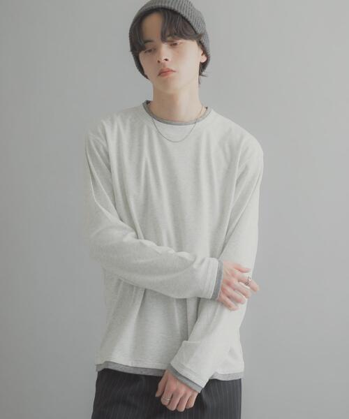 SENSE OF PLACE by URBAN RESEARCH tシャツ フェイクレイヤードロングT