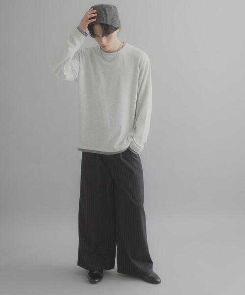 SENSE OF PLACE by URBAN RESEARCH tシャツ フェイクレイヤードロングT