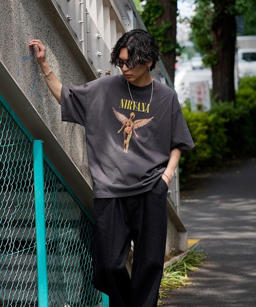 「PUBLUX」 半袖Tシャツ LARGE ブラック メンズ_画像8