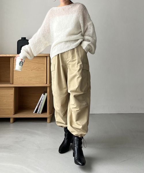 「CAPRICIEUX LE'MAGE」 長袖ニット FREE ホワイト レディース_画像4