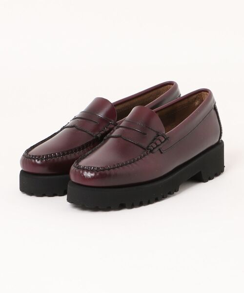 【極美品】ジーエイチバス　BA41810　ローファー　厚底　ユニセックス G.H.BASS（ジーエイチバス） ローファー G.H.BASS BA41810 WINE