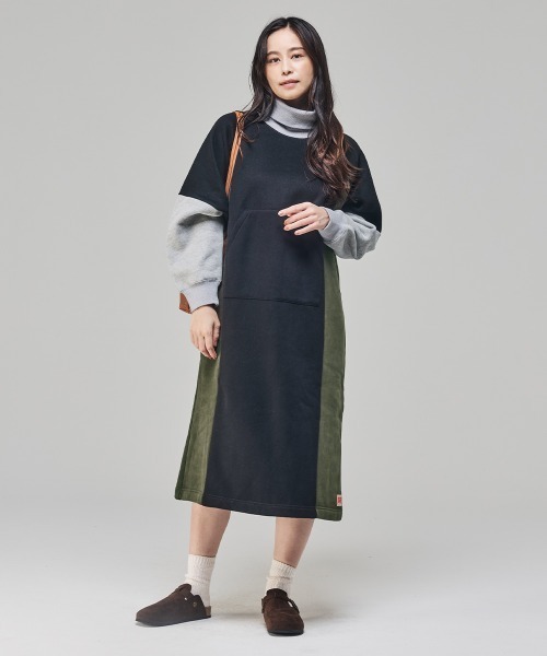 「KRIFF MAYER Lady's Collection」 長袖ワンピース MEDIUM オートミール レディース_画像7