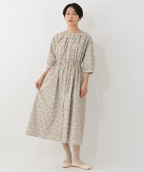 【新品】アフタヌーンティー　リバティプリント　ワンピース Afternoon Tea（アフタヌーンティー） tシャツ タックワンピース