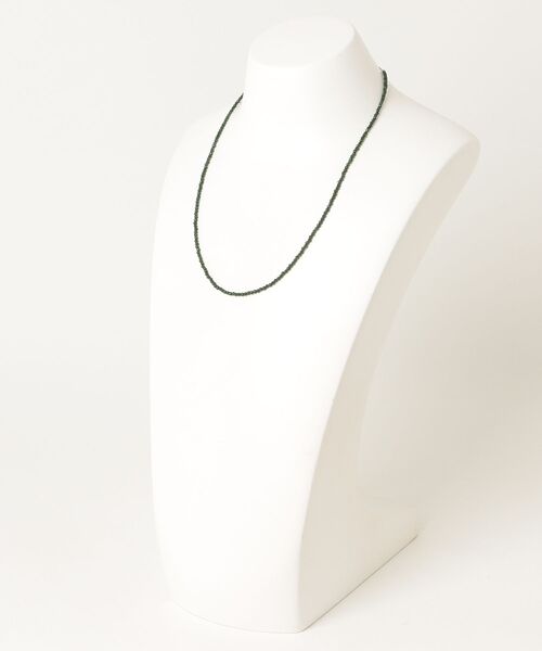 「anq.」 ネックレス ONE SIZE ダークグリーン レディース_画像2