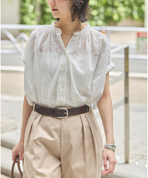 未使用に近い ジャーナルスタンダード   レース フリル Tシャツ JOURNAL STANDARD（ジャーナルスタンダード） tシャツ レースフーディ