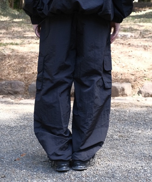 「BROKEN BASE」 カーゴパンツ MEDIUM ネイビー メンズ_画像4