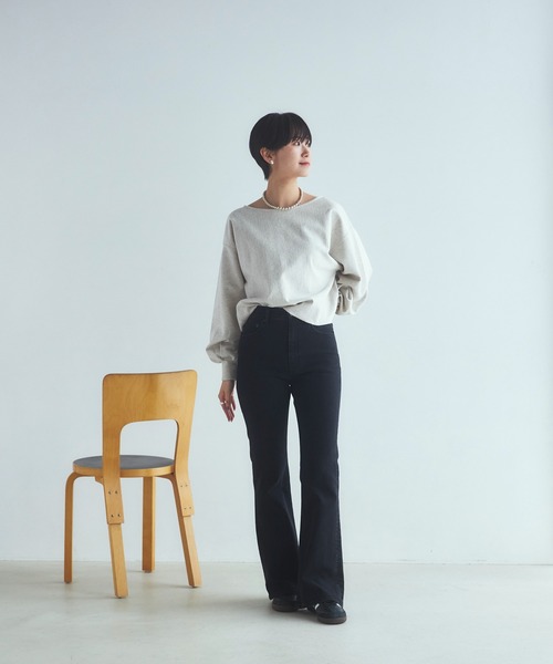 YANUK（ヤヌーク） デニムパンツ 22inch ブラック レディース