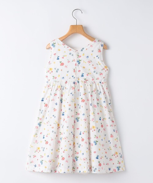 ワンピース SHIPS KIDS:140〜150cm / ノースリーブ フラワー プリント ワンピース キッズ 子供服 女の子の画像