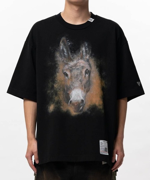 【入手困難】メゾンミハラヤスヒロ　ホースプリント　Tシャツ　48 MAISON MIHARA YASUHIRO（メゾン ミハラヤスヒロ） tシャツ