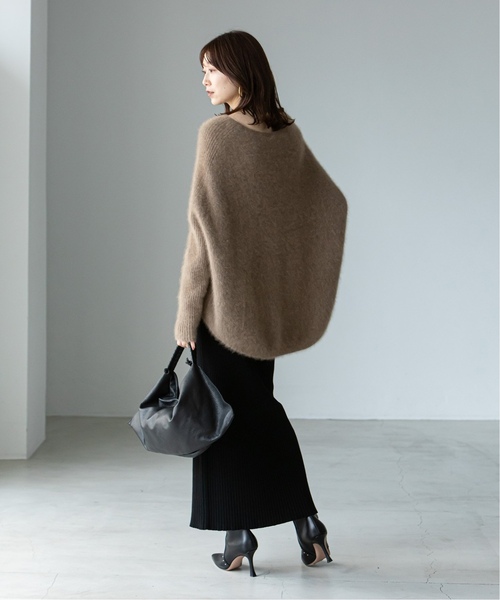 「NOBLE」 ニットスカート - グレー レディース_画像6