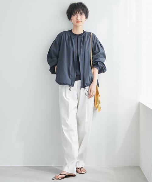23区 ラメ混 半袖 ニット ネイビー系 38 23区（ニジュウサンク） 半袖ニット 38 ネイビー レディース