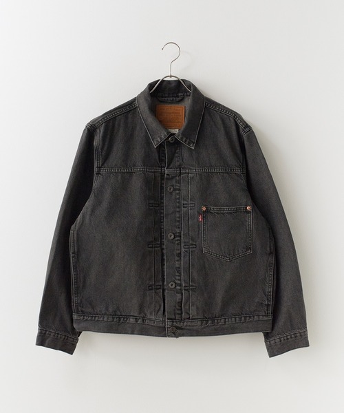 Levi's（リーバイス） 革ジャン ライダース TYPE I TRUCKER デニム