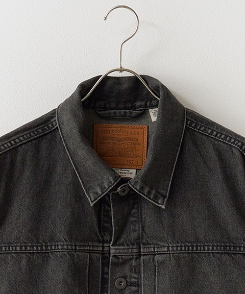 Levi's（リーバイス） 革ジャン ライダース TYPE I TRUCKER デニム
