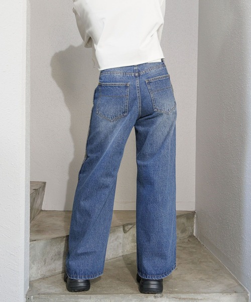 「PAGEBOY」 デニムパンツ MEDIUM ブルー レディース_画像8