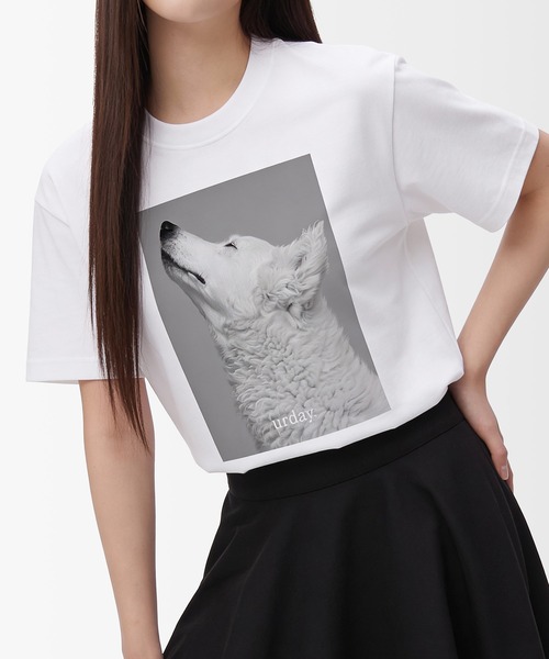 「MAMIAN」 「United Athle」半袖Tシャツ L ホワイト レディース_画像7