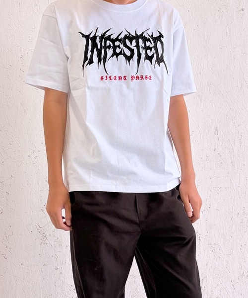 BAYBLO tシャツ (SF) edakka コットン100% 刺繍 韓国ストリート Y2K T
