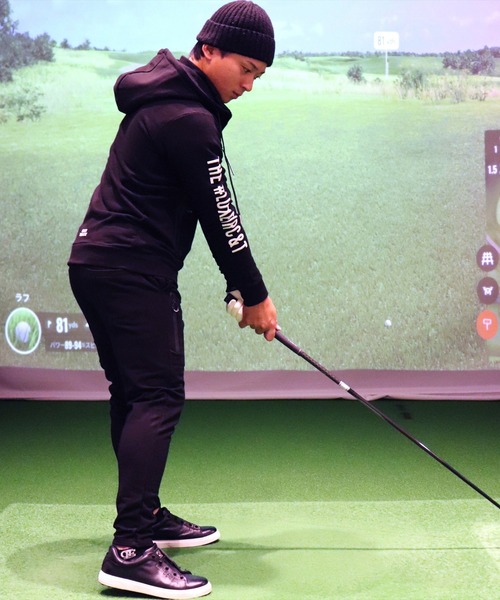 「LUXE/R GOLF」 チノパンツ X-LARGE ブラック メンズ_画像2