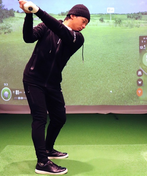 「LUXE/R GOLF」 チノパンツ X-LARGE ブラック メンズ_画像3
