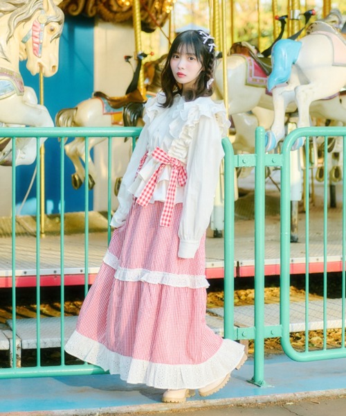 「kutir」 ロングスカート SMALL ブラウン レディース_画像2