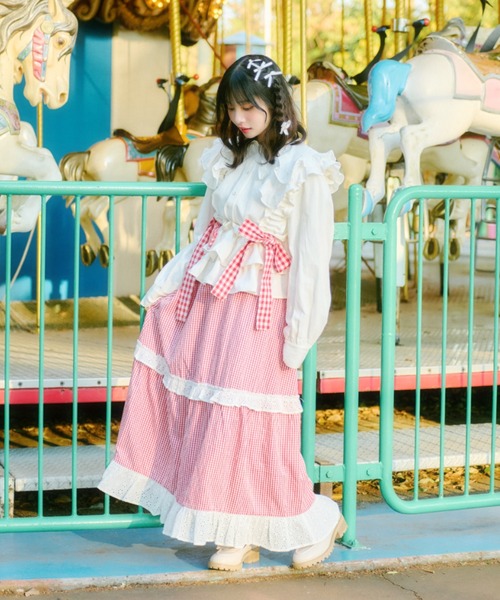 「kutir」 ロングスカート SMALL ブラウン レディース_画像3