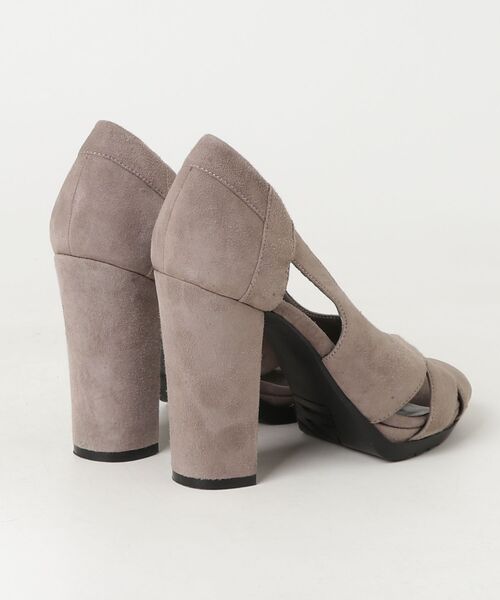 「NINE WEST」 ヒールサンダル 6M グレー レディース_画像2