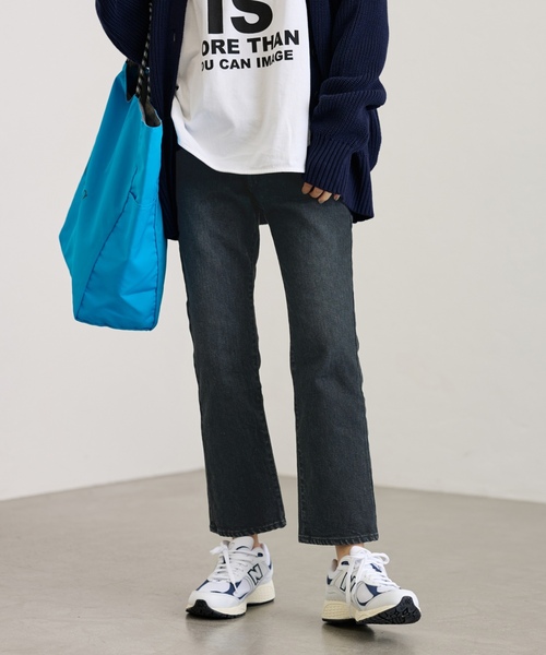 「FRAMeWORK」 デニムパンツ 36 ネイビー レディース_画像2
