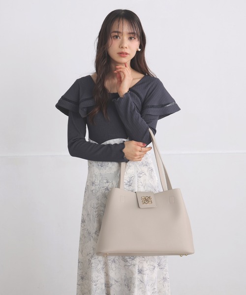 「ALTROSE」 トートバッグ FREE ブラック レディース_画像8