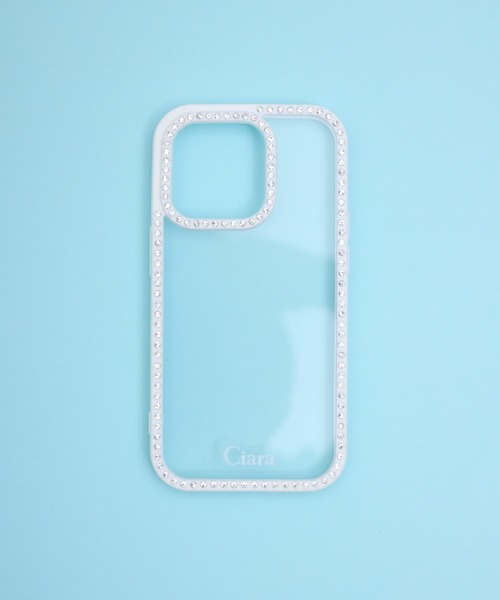 Ciara スマホケース B3 : ciara LOGO iPhoneケース ラインストーン