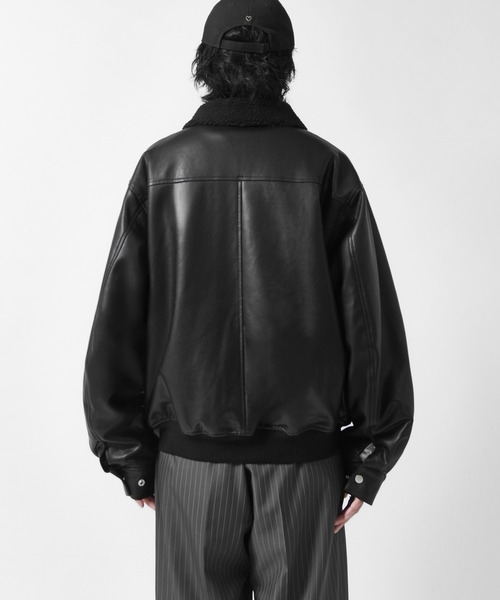 Lui's（ルイス） ブルゾン アウター 「Neucon」SHERPA COLLAR VOLUME A