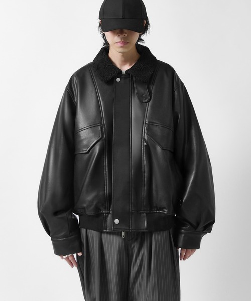 Lui's（ルイス） ブルゾン アウター 「Neucon」SHERPA COLLAR VOLUME A
