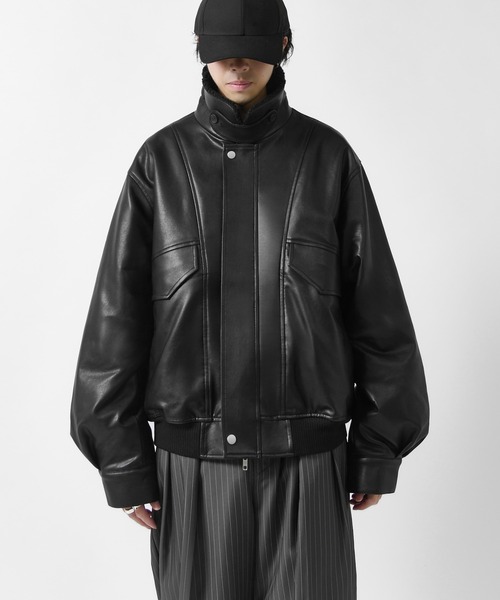 Lui's（ルイス） ブルゾン アウター 「Neucon」SHERPA COLLAR VOLUME A