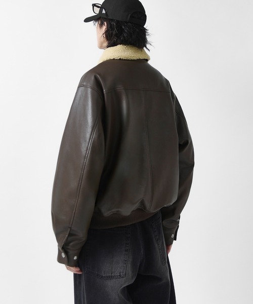 Lui's（ルイス） ブルゾン アウター 「Neucon」SHERPA COLLAR VOLUME A