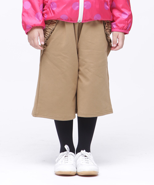 パンツ ポケットフリルガウチョパンツ キッズ 子供服 女の子 | RUGGEDWORKS