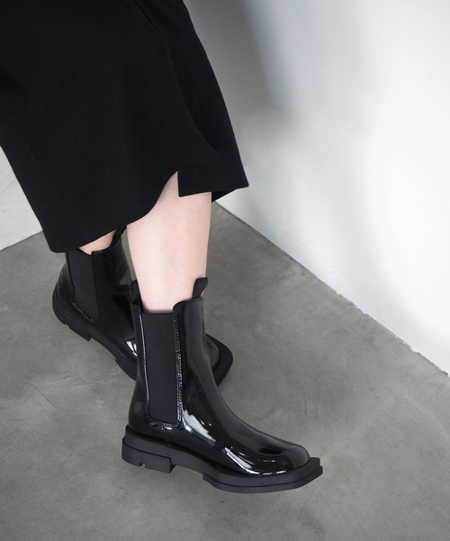 Daniella&GEMMA（ダニエラアンドジェマ） ブーツ レイン対応 エナメル
